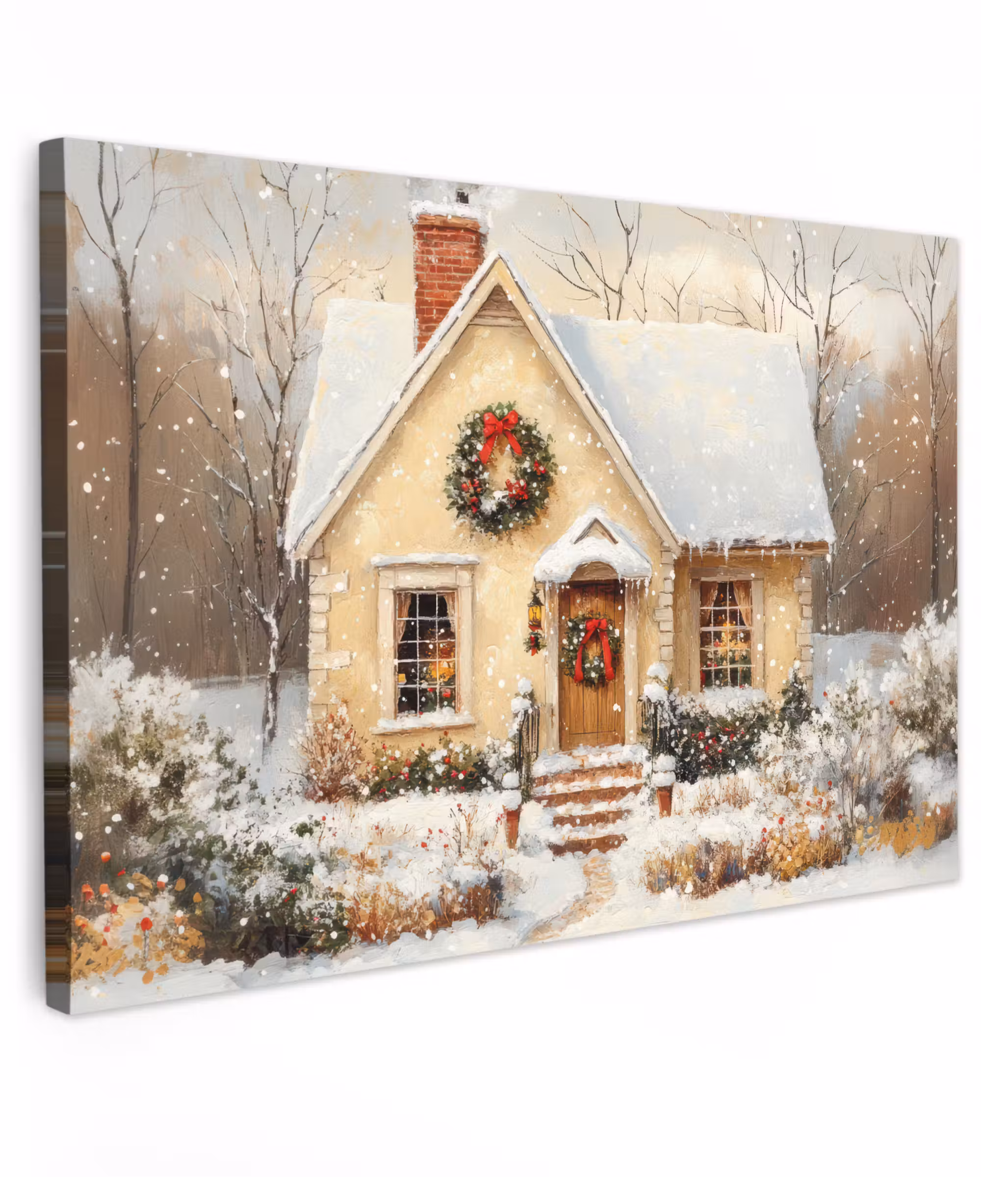 Canvas Print - Christmas - Home - Winter - Snow
