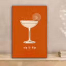 Cocktail - Oranje - Zomer - Quote canvas 2cm klein -sfeer1