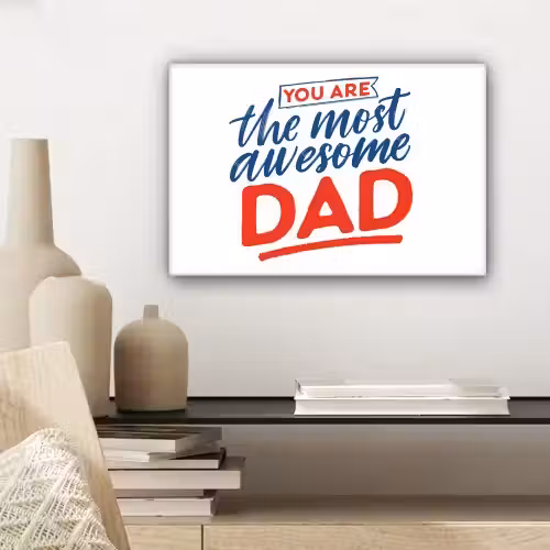 Papa - Vaderdag - Spreuken canvas 2cm klein -sfeer6
