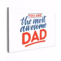 Papa - Vaderdag - Spreuken canvas 2cm klein -z3d