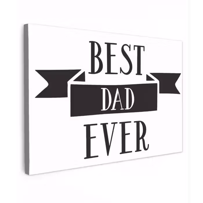 Papa - Quote - Beste papa canvas 2cm klein -z3d