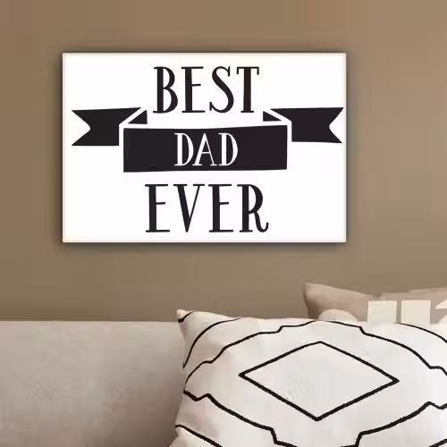 Papa - Quote - Beste papa canvas 2cm klein -sfeer3