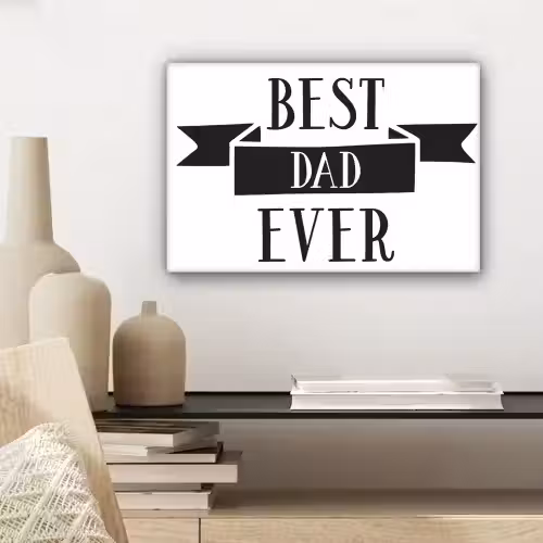 Papa - Quote - Beste papa canvas 2cm klein -sfeer6