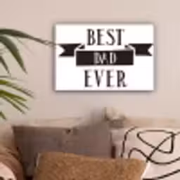 Papa - Quote - Beste papa canvas 2cm klein -sfeer1