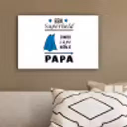Papa - Quotes - Een superheld zonder cape noem je papa - Spreuken canvas 2cm klein -sfeer3
