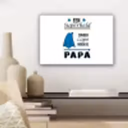 Papa - Quotes - Een superheld zonder cape noem je papa - Spreuken canvas 2cm klein -sfeer6