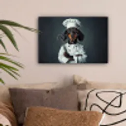 Hond - Garde - Kok canvas 2cm klein -sfeer1