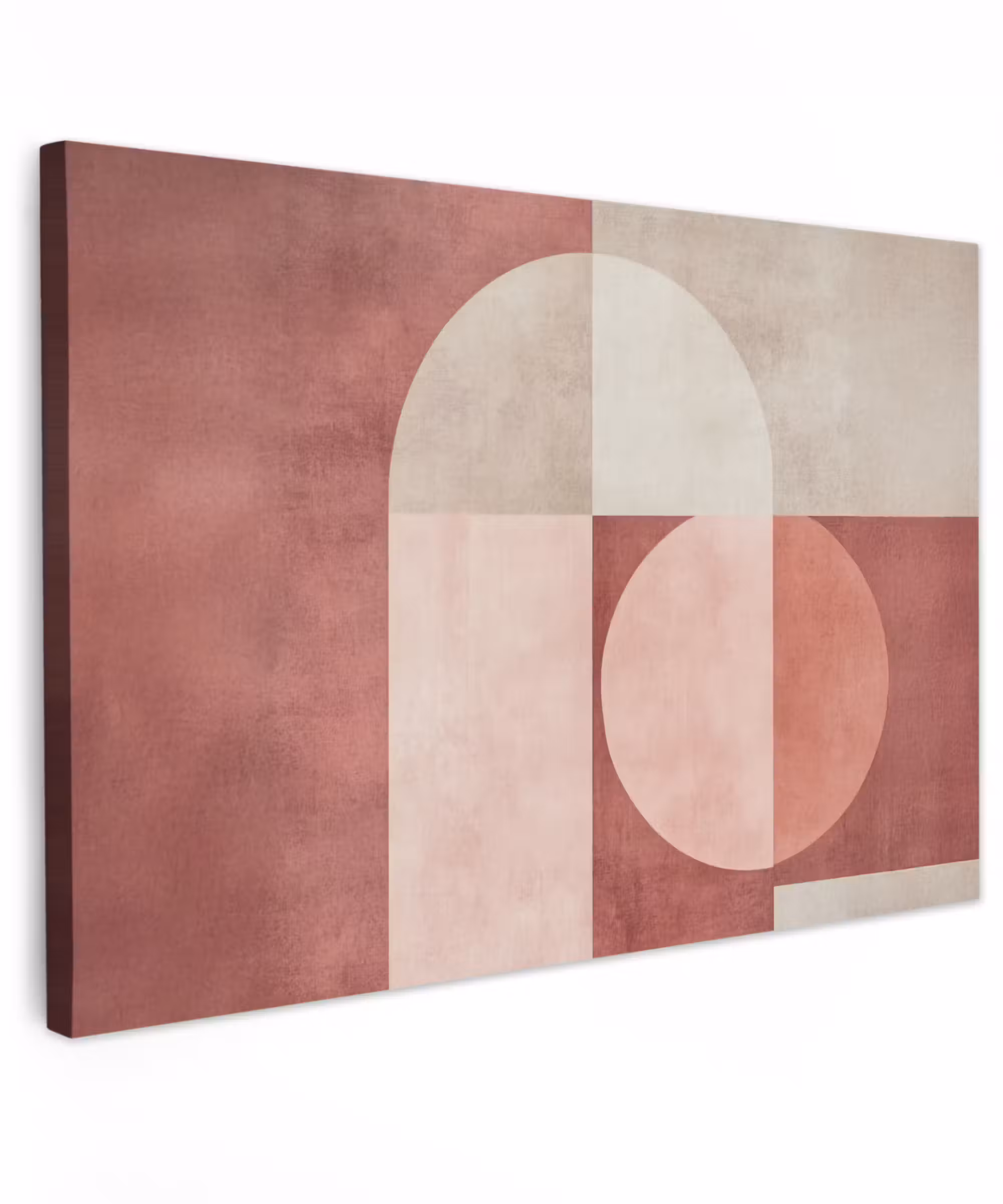 Canvas Print - Figures - Abstract - Pink