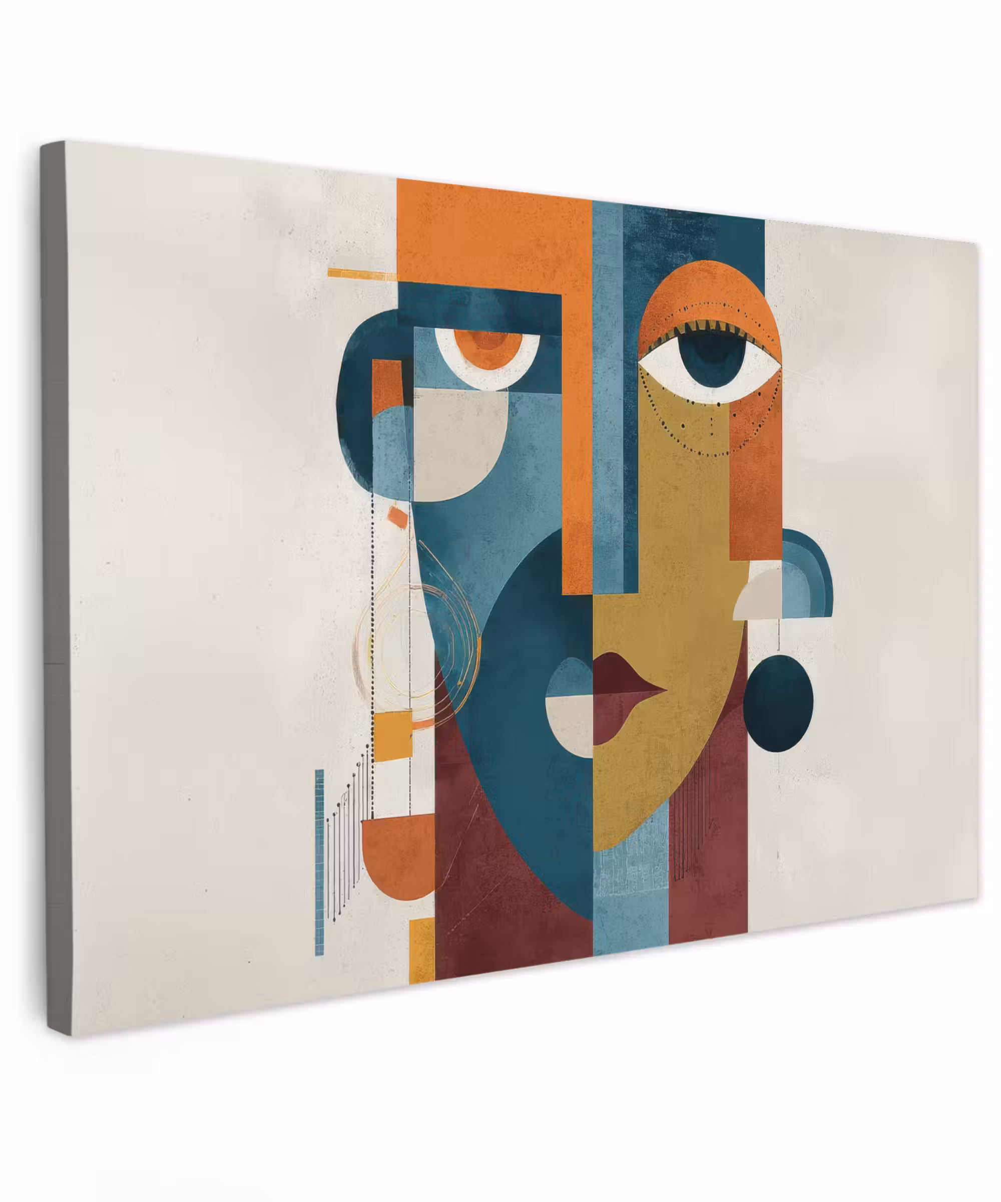 Canvas Print - Geometric - Sleek shapes - Colorful