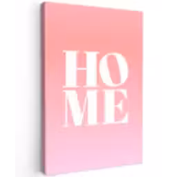 Home - Letters - Groot - Roze canvas 2cm klein -z3d