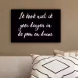 Ik kook niet - Spreuken - Koken - Humor - Quotes canvas 2cm klein -sfeer3