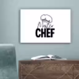 Keuken - Koken - Bakken - Chef - Master Chef - Kok - Tekst canvas 2cm klein -sfeer4