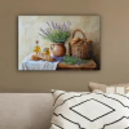 Lavendel - Brood - Stilleven canvas 2cm klein -sfeer3