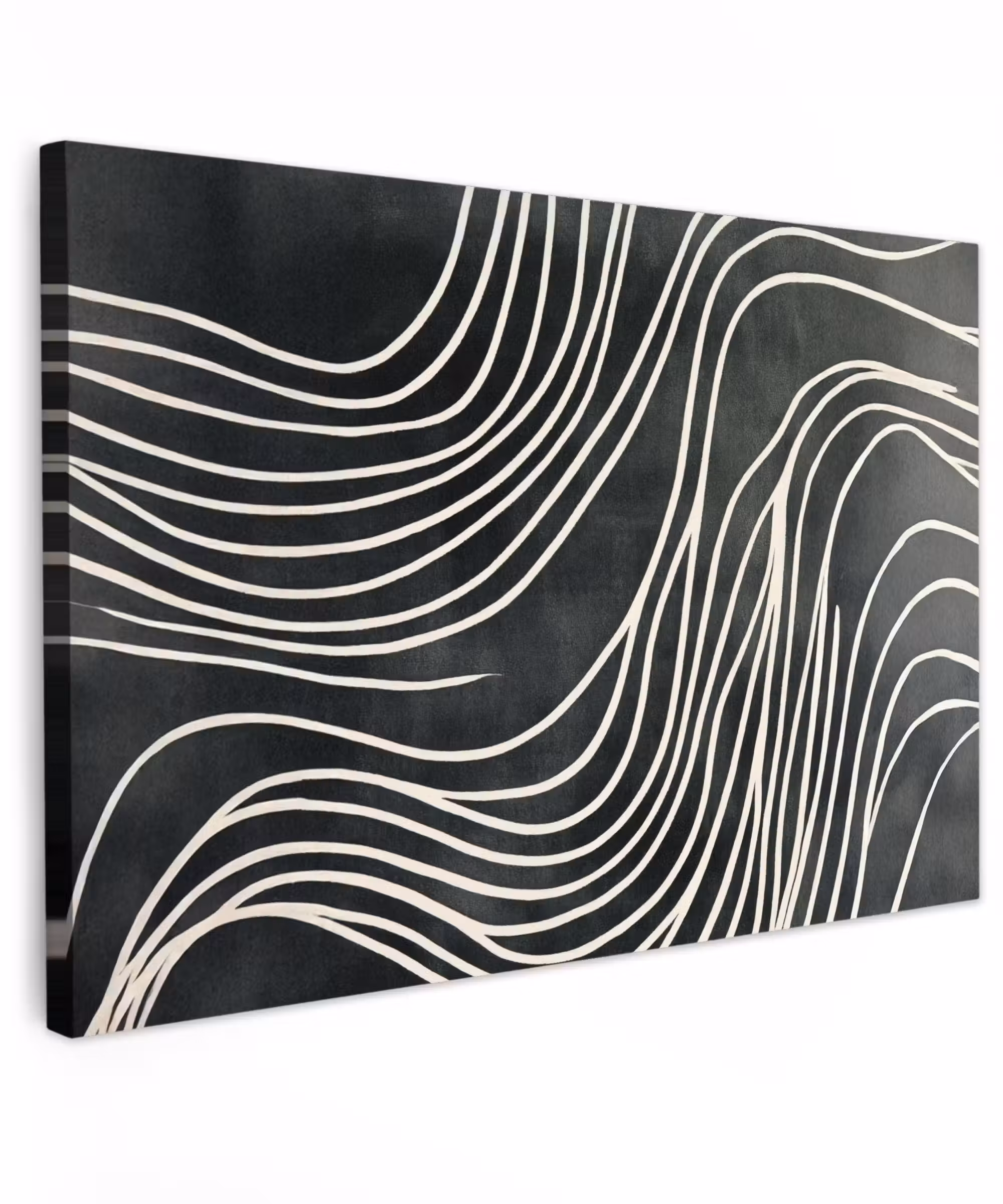 Canvas Print - Lines - Pattern - Abstract - White