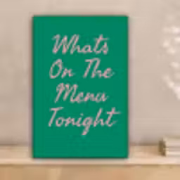 Menu - Quote - Roze canvas 2cm klein -sfeer1