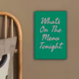 Menu - Quote - Roze canvas 2cm klein -sfeer3