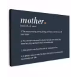 Mama definitie - Mother - Quotes - Spreuken canvas 2cm klein -z3d