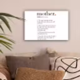 Moeder definitie - Quotes - Mother - Spreuken canvas 2cm klein -sfeer1