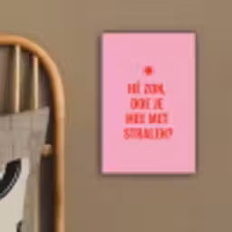Roze - Zon - Quote canvas 2cm klein -sfeer3