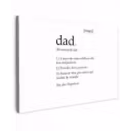Spreuken - Papa definitie - Quotes - Dad canvas 2cm klein -z3d