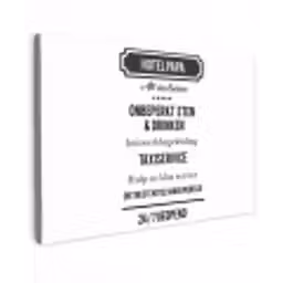 Spreuken - Hotel papa - Quotes - Vader canvas 2cm klein -z3d
