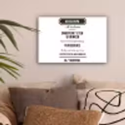 Spreuken - Hotel papa - Quotes - Vader canvas 2cm klein -sfeer1
