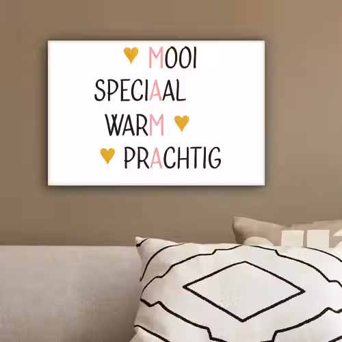 Spreuken - Mama - Quotes canvas 2cm klein -sfeer3