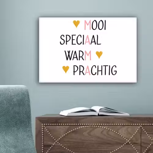 Spreuken - Mama - Quotes canvas 2cm klein -sfeer4