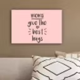 Spreuken - Moms give the best hugs - Quotes - Mama canvas 2cm klein -sfeer3