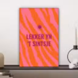 Quote - Zomer - Roze canvas 2cm klein -sfeer6