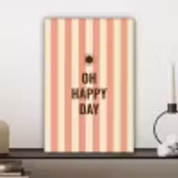Quote - Zomer - Strepen canvas 2cm klein -sfeer6
