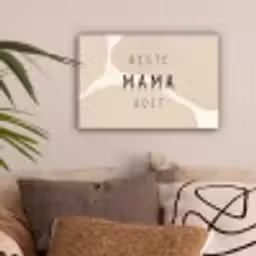 Quotes - Beste mama ooit - Mama - Spreuken canvas 2cm klein -sfeer1