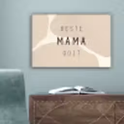 Quotes - Beste mama ooit - Mama - Spreuken canvas 2cm klein -sfeer4
