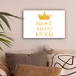 Quotes - Best mom ever - Spreuken - Mama canvas 2cm klein -sfeer1
