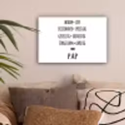 Quotes - Pap definitie - Spreuken - Vader canvas 2cm klein -sfeer1