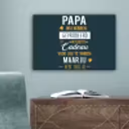 Quotes - Papa - Spreuken - Papa jij hebt ons al canvas 2cm klein -sfeer4