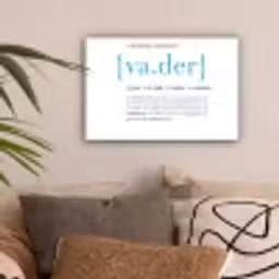 Quotes - Vader definitie - Spreuken - Woordenboek canvas 2cm klein -sfeer1
