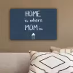 Quotes - Home is where mom is - Spreuken - Moeder canvas 2cm klein -sfeer3