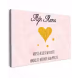 Quotes - Moeder - Spreuken - Mijn mama canvas 2cm klein -z3d