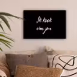 Quotes - Spreuken - Ik kook van jou - Liefde - Partner canvas 2cm klein -sfeer1