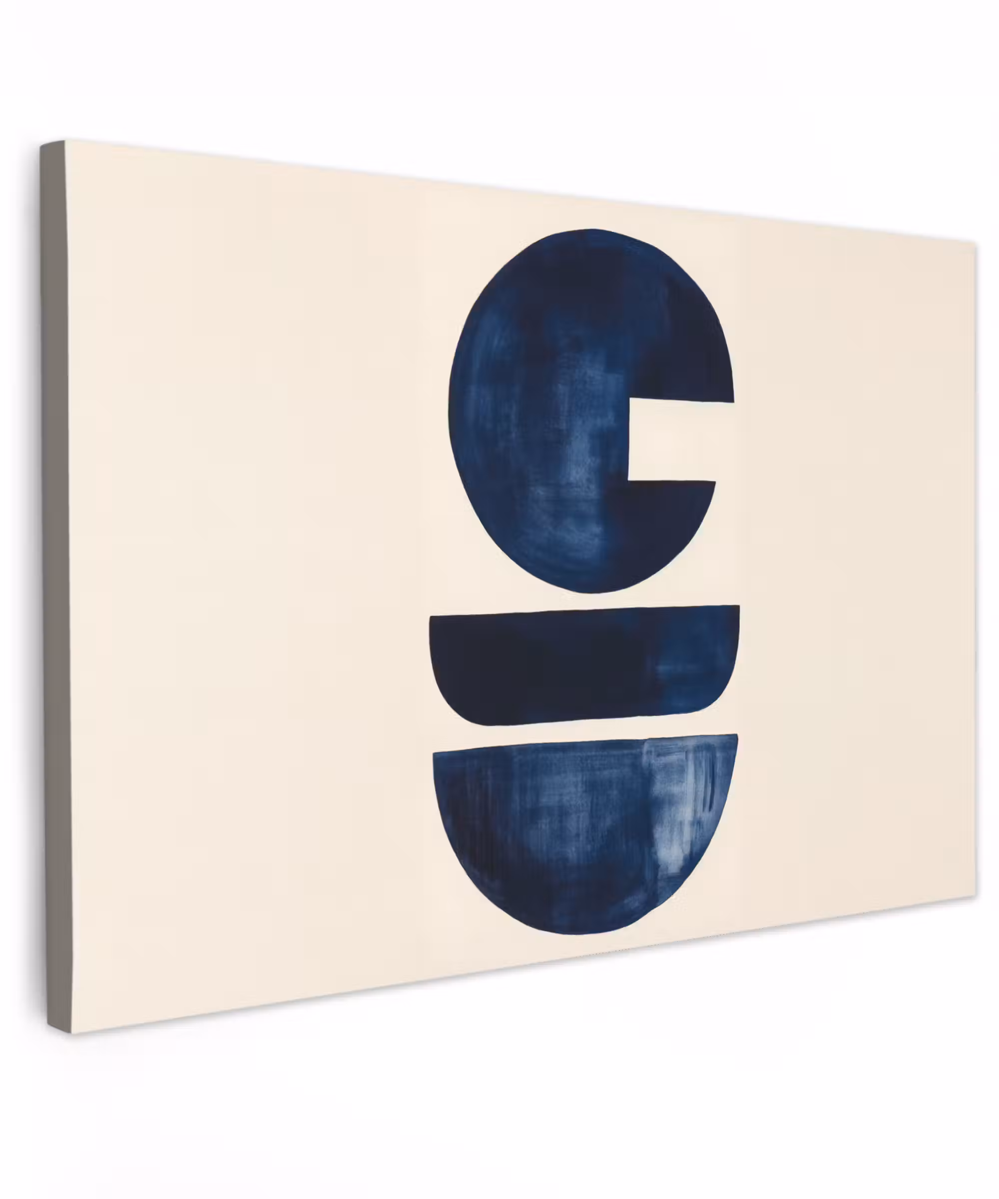 Canvas Print - Shapes - Blue - Abstract