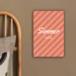 Simmer - Hartjes - Strepen - Roze canvas 2cm klein -sfeer3