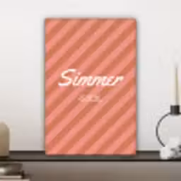 Simmer - Hartjes - Strepen - Roze canvas 2cm klein -sfeer6