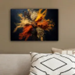 Specerijen - Explosie - Oranje canvas 2cm klein -sfeer3