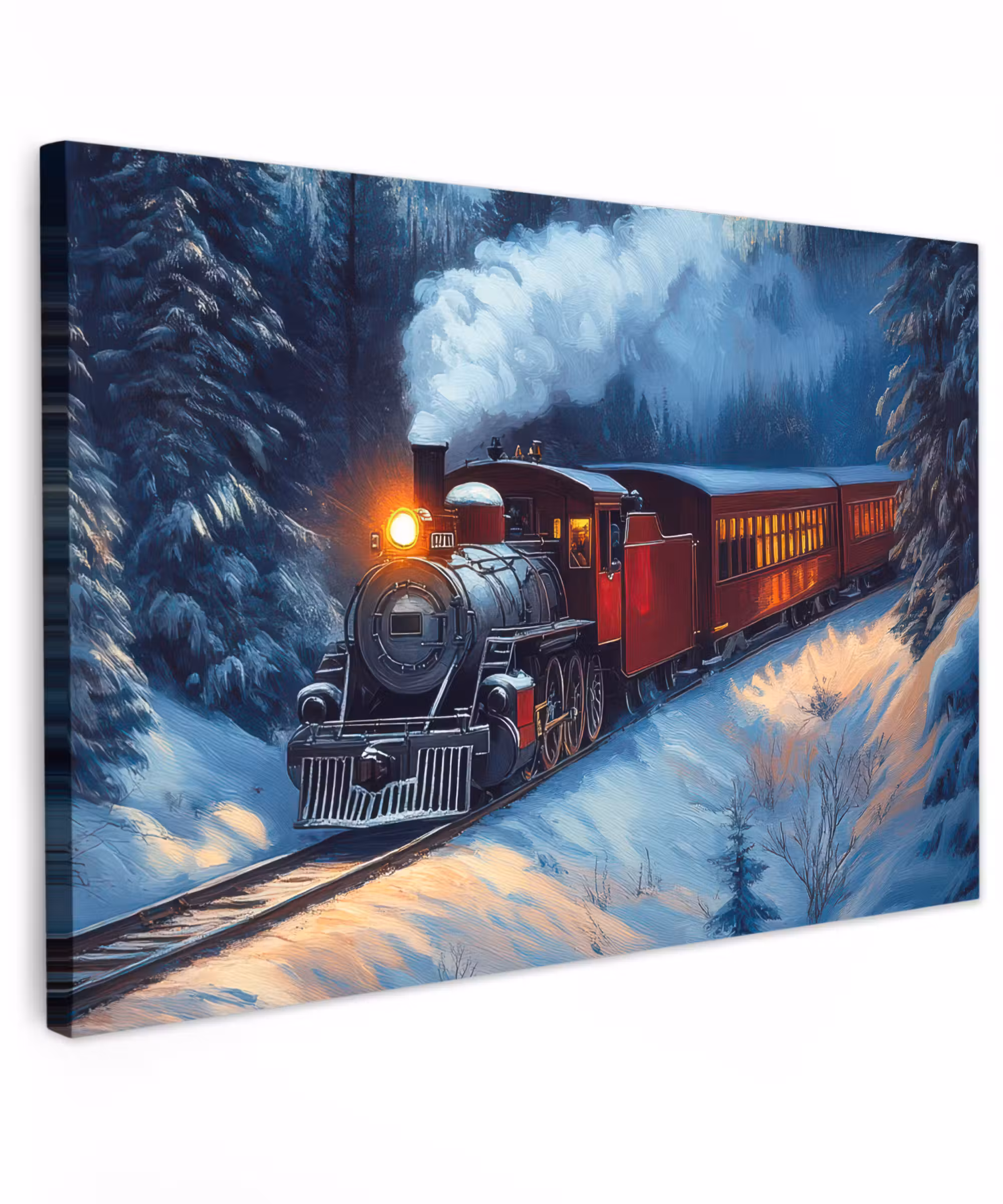 Canvas Print - Train - Christmas - Snow - Christmas Train