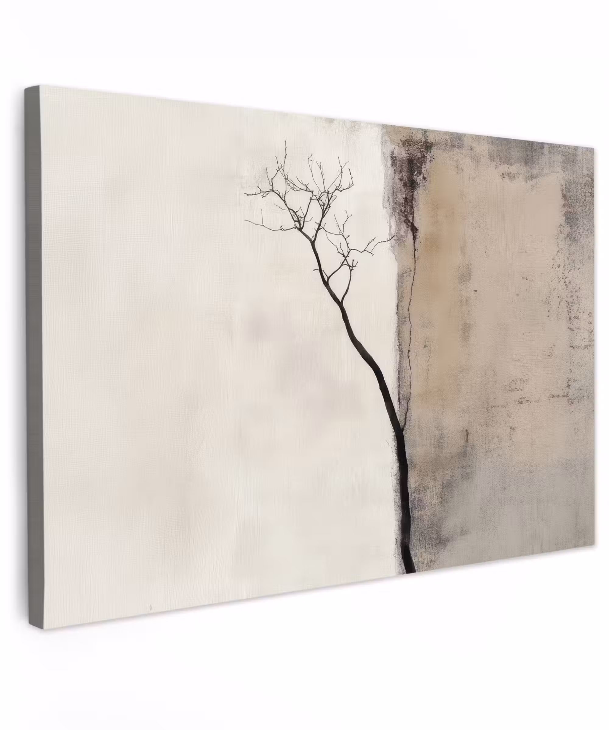 Canvas Print - Wabi sabi - Plant - Beige