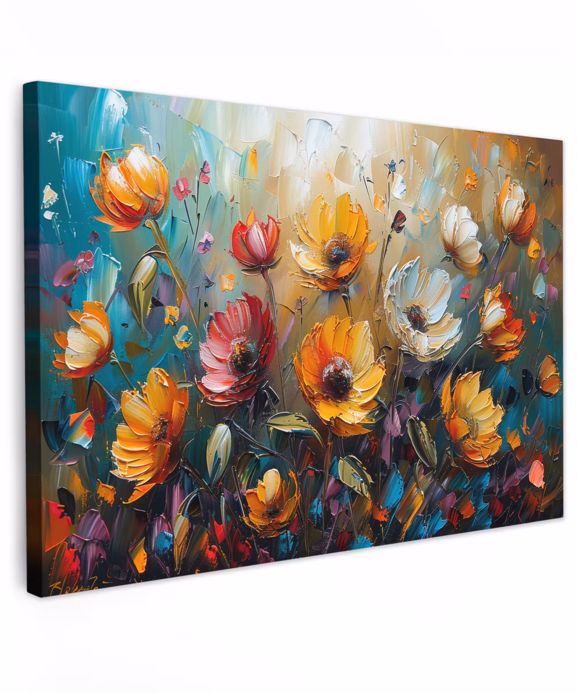 Canvas Print - Watercolor - Flowers - Art - Modern