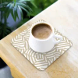 Abstract - Modern - Beige onderzetter kurk middel 366 -sfeer5