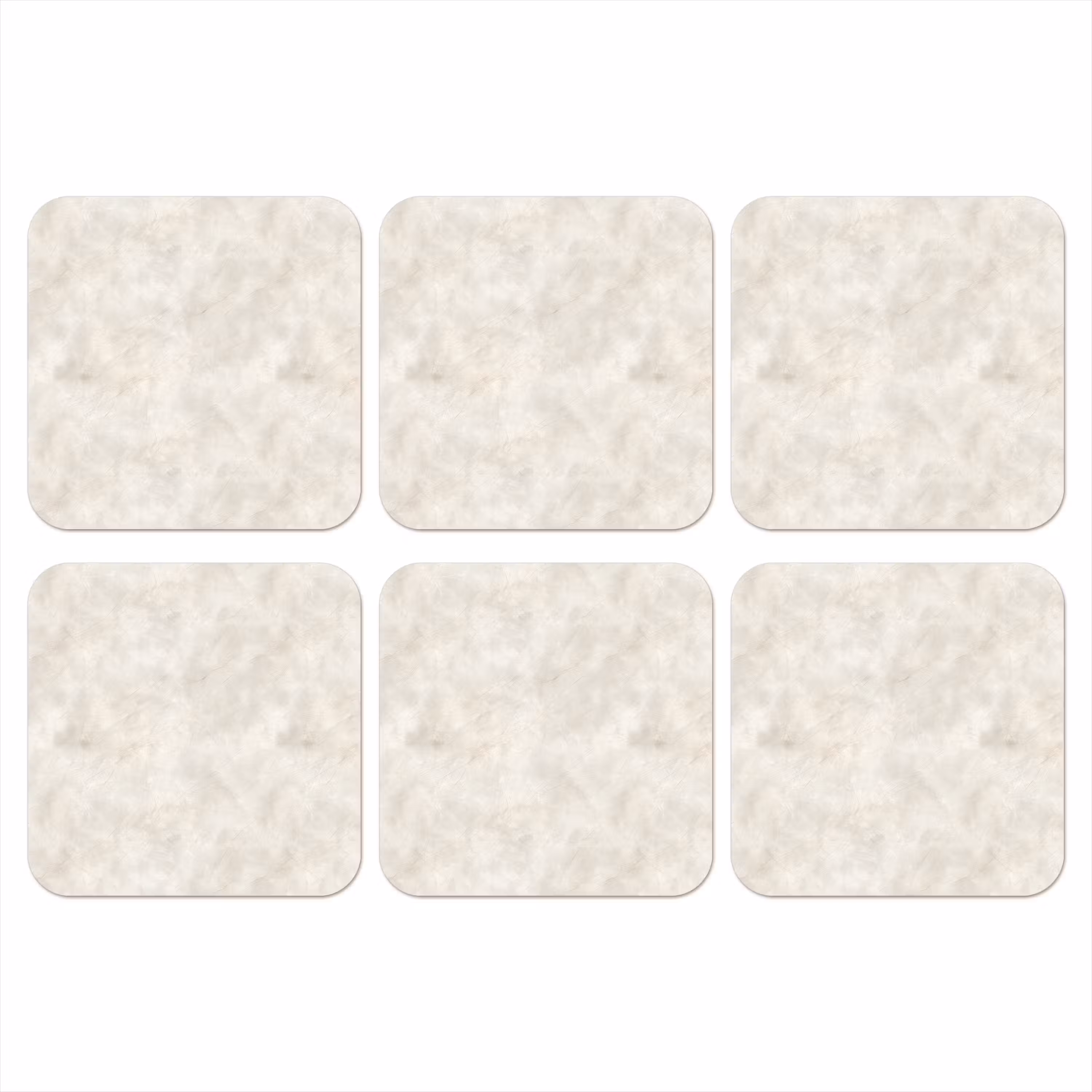 Coaster - Cream beige - Marble - Veins