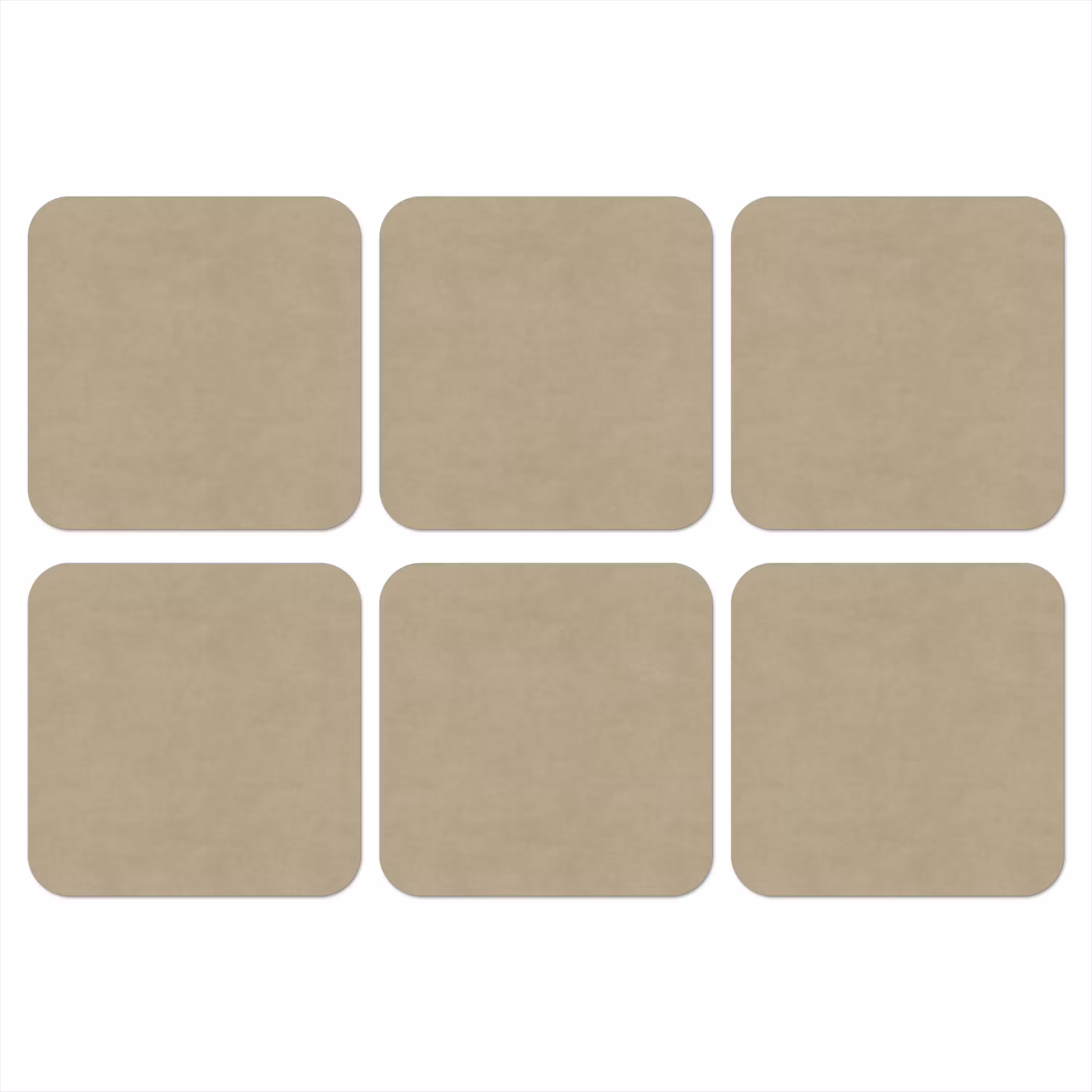 Coaster - Sand color - Granular texture - Concrete